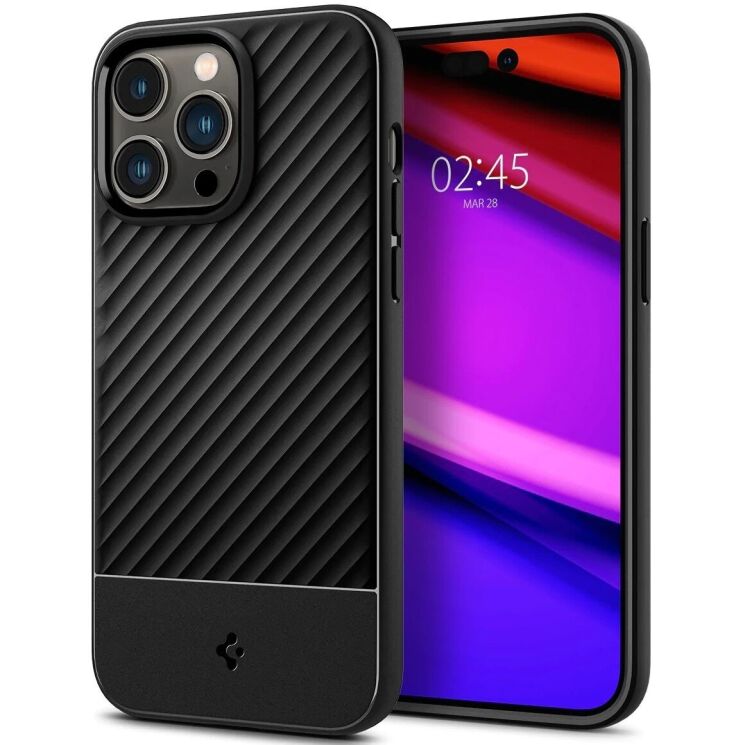 Защитный чехол Spigen (SGP) Core Armor для Apple iPhone 14 Pro Max - Matte Black: фото 1 из 8