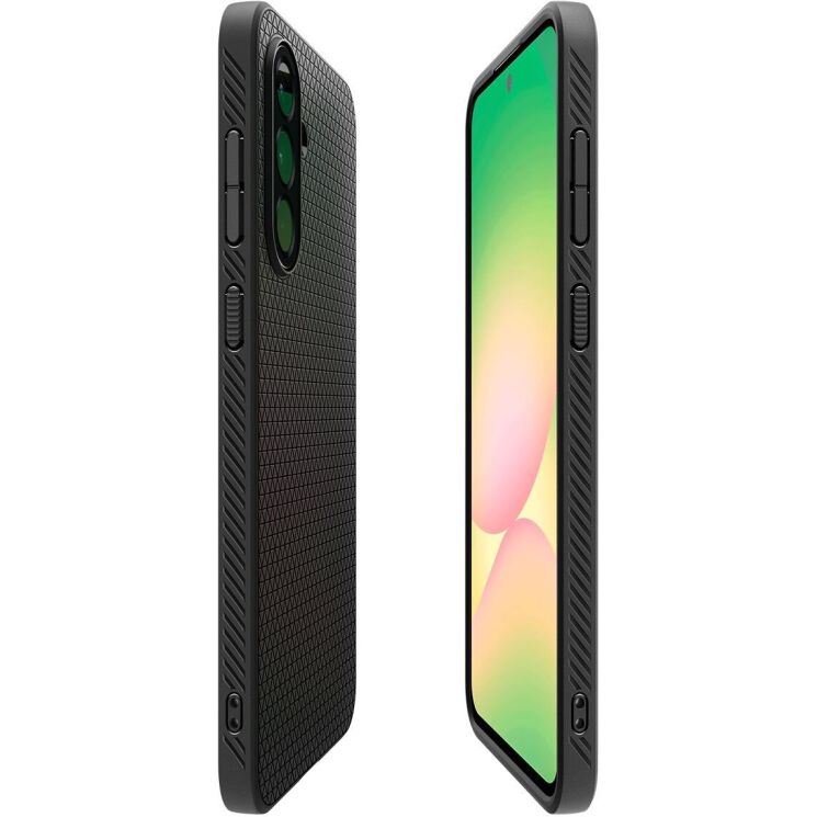 Защитный чехол Spigen (SGP) Liquid Air для Samsung Galaxy A56 (A566) ACS09291 - Matte Black: фото 9 из 18