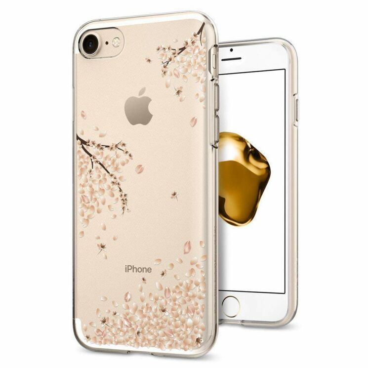 Защитный чехол Spigen SGP Liquid Crystal Blossom для iPhone 7 / iPhone 8 - Crystal Clear: фото 2 из 8