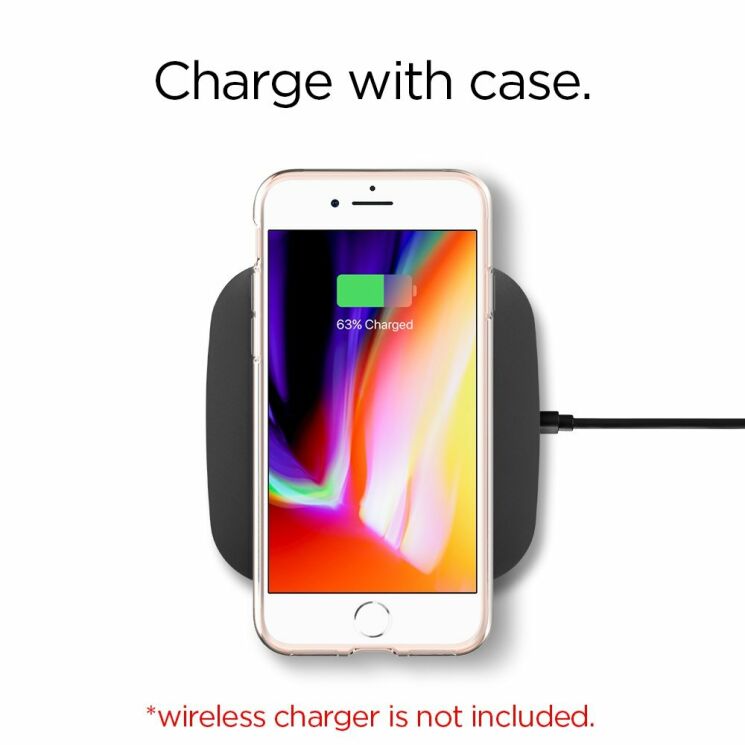 Защитный чехол Spigen SGP Liquid Crystal Blossom для iPhone 7 / iPhone 8 - Crystal Clear: фото 8 из 8