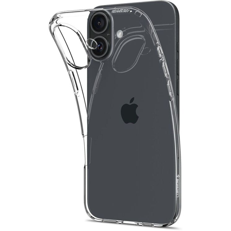 Защитный чехол Spigen (SGP) Liquid Crystal для Apple iPhone 16 Plus - Crystal Clear: фото 4 из 13