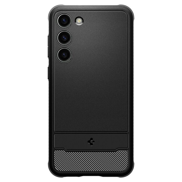 Захисний чохол Spigen (SGP) Rugged Armor для Samsung Galaxy S23 (S911) - Matte Black: фото 5 з 19