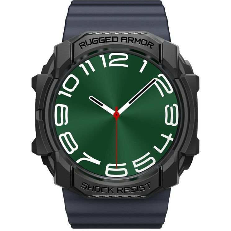 Защитный чехол Spigen (SGP) Rugged Armor (FW) для Samsung Galaxy Watch Ultra (47mm) - Matte Black: фото 4 из 16