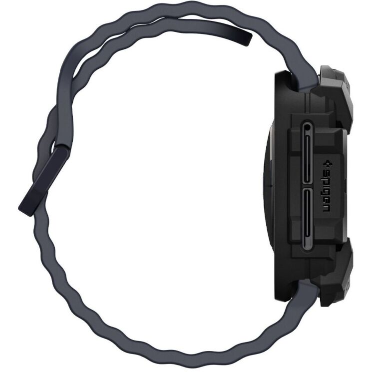 Защитный чехол Spigen (SGP) Rugged Armor (FW) для Samsung Galaxy Watch Ultra (47mm) - Matte Black: фото 9 из 16