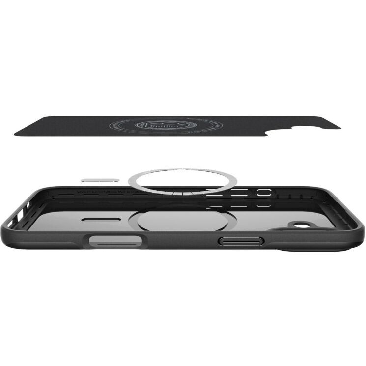 Захисний чохол Spigen (SGP) Thin Fit (MagFit) для Apple iPhone 16 (ACS08186) - Black: фото 5 з 15