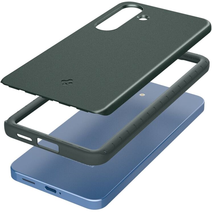 Защитный чехол Spigen (SGP) Thin Fit (MagFit) для Samsung Galaxy S25 (S931) ACS08994 - Abyss Green: фото 3 из 17