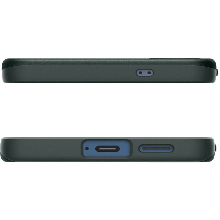 Защитный чехол Spigen (SGP) Thin Fit (MagFit) для Samsung Galaxy S25 (S931) ACS08994 - Abyss Green: фото 10 из 17