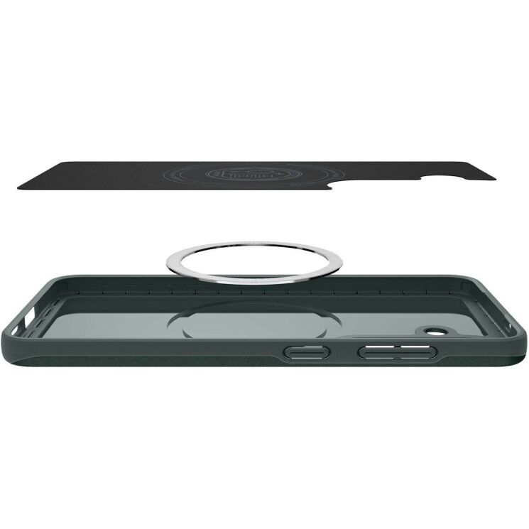 Защитный чехол Spigen (SGP) Thin Fit (MagFit) для Samsung Galaxy S25 (S931) ACS08994 - Abyss Green: фото 4 из 17