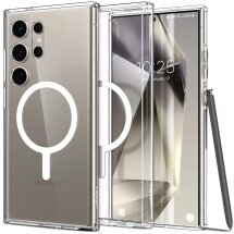 Защитный чехол Spigen (SGP) Ultra Hybrid OneTap Ring для Samsung Galaxy S24 Ultra (S928) ACS07297 - White: фото 1 из 15