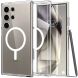 Захисний чохол Spigen (SGP) Ultra Hybrid OneTap Ring для Samsung Galaxy S24 Ultra (S928) ACS07297 - White (375814W). Фото 1 з 15