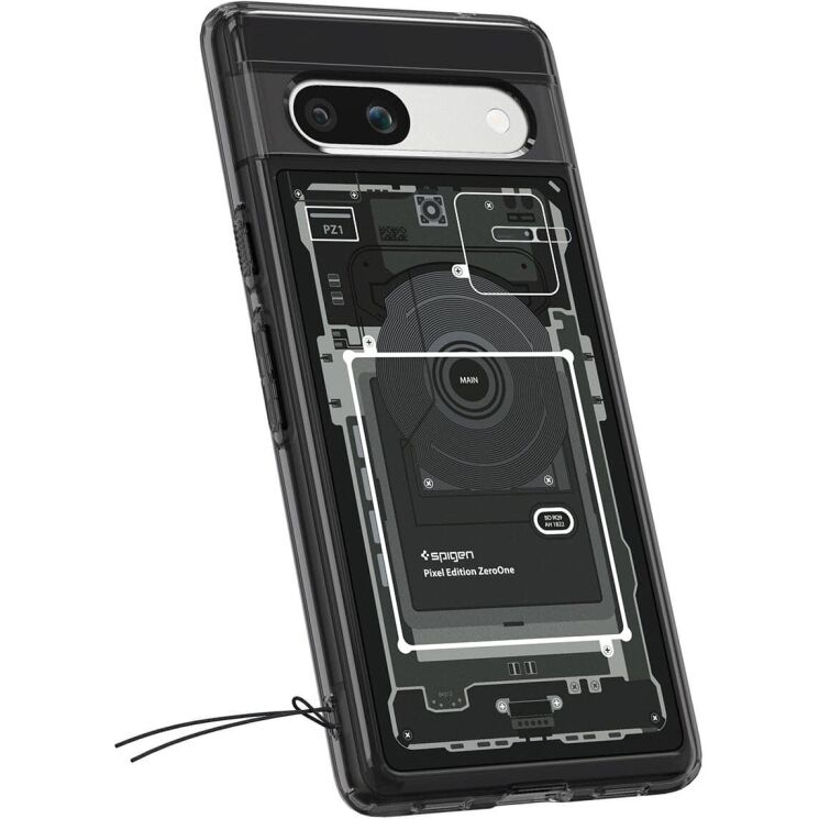 Защитный чехол Spigen (SGP) Ultra Hybrid Zero One для Google Pixel 7a (ACS06093) - Black: фото 4 из 15