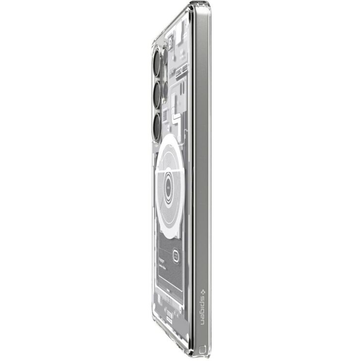 Защитный чехол Spigen (SGP) Ultra Hybrid Zero One (MagFit) для Samsung Galaxy S25 Ultra (S938) ACS08958 - White: фото 9 из 18