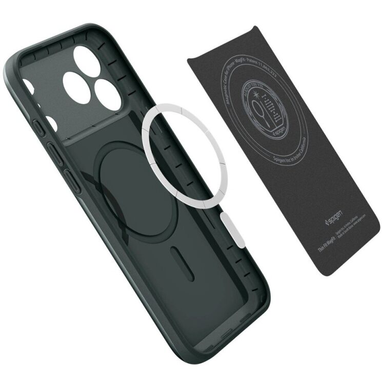 Защитный чехол Spigen Thin Fit (MagFit) для iPhone 18 Pro Max (ACS12106) - Abyss Green (440305G) Защитный чехол Spigen Thin Fit (MagFit) для iPhone 18 Pro Max (ACS12106) - Abyss Green: фото 5 из 13