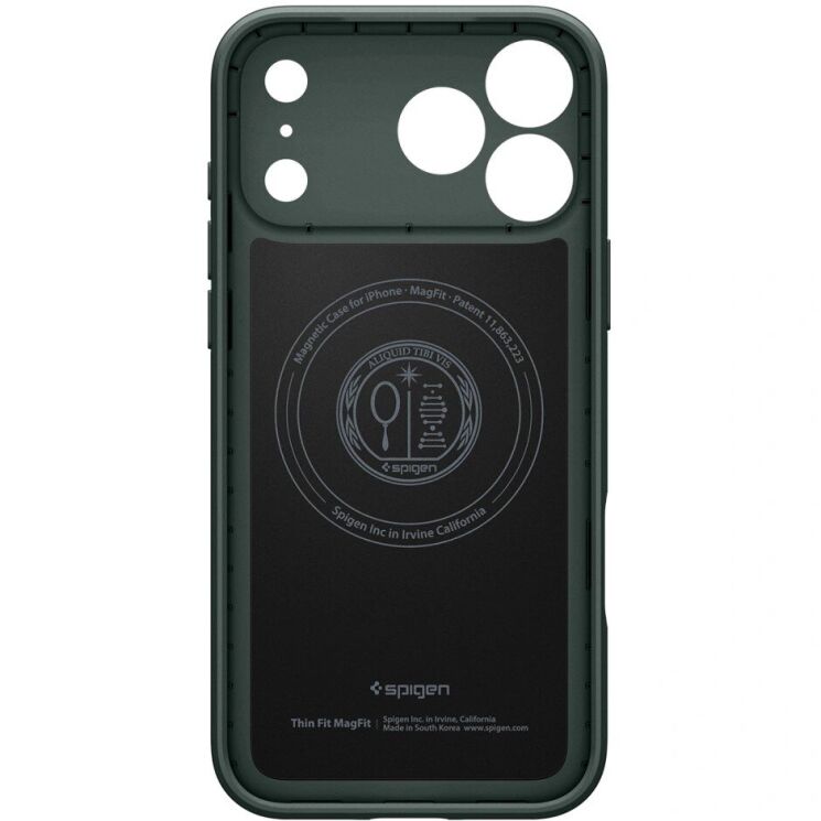 Защитный чехол Spigen Thin Fit (MagFit) для iPhone 18 Pro Max (ACS12106) - Abyss Green (440305G) Защитный чехол Spigen Thin Fit (MagFit) для iPhone 18 Pro Max (ACS12106) - Abyss Green: фото 4 из 13
