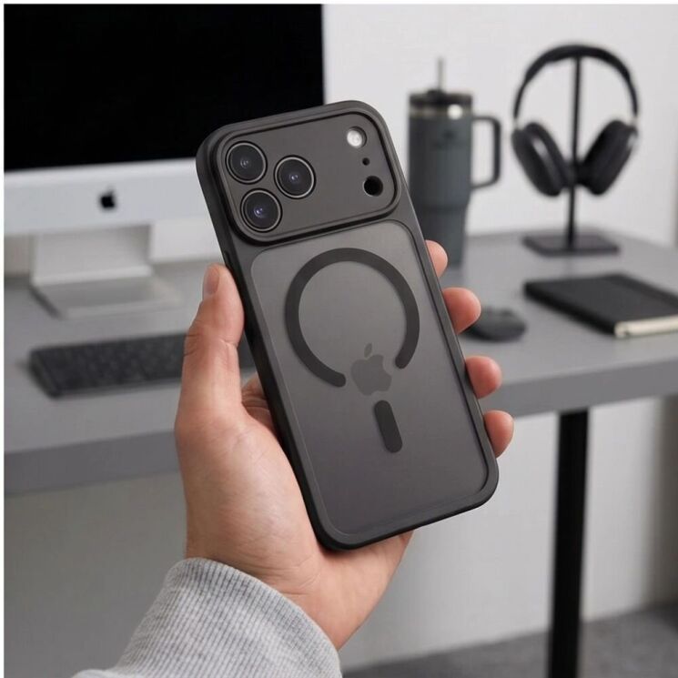 Захисний чохол Tech-Protect BasicMag MagSafe для iPhone 18 Pro / 17 Pro (5906302325344) - Matte Black: фото 10 з 10