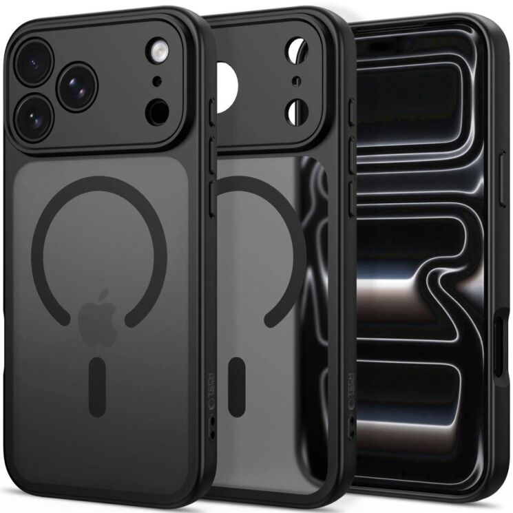 Захисний чохол Tech-Protect BasicMag MagSafe для iPhone 18 Pro / 17 Pro (5906302325344) - Matte Black: фото 1 з 10