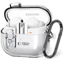 Захисний чохол Tech-Protect FlexAir для Samsung Galaxy Buds 3 / Buds 3 Pro (5906302376155) - Clear: фото 1 з 7