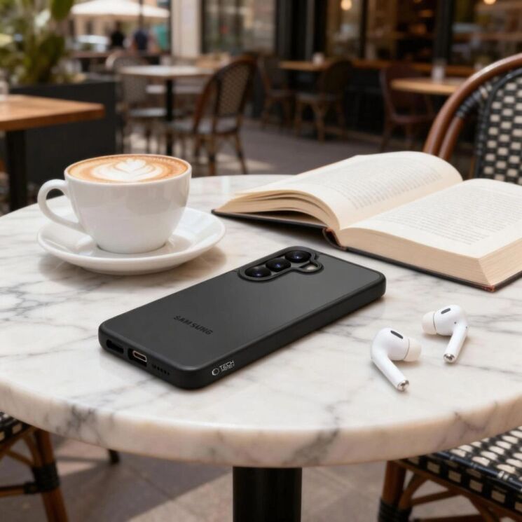 Защитный чехол Tech-Protect Magmat для Samsung Galaxy A57 (A576) - Matte Black: фото 5 из 7