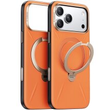 Захисний чохол TORRAS Ostand Q3 VegSkin (with MagSafe) для iPhone 17 Pro Max - Orange: фото 1 з 8