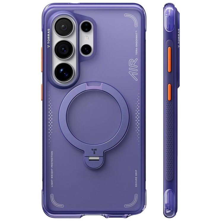 Захисний чохол TORRAS Ostand Q3 Air для Samsung Galaxy S26 Ultra - Dark Purple: фото 1 з 11