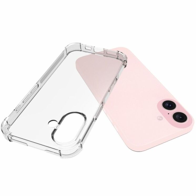Защитный чехол UniCase AirBag для Apple iPhone 16 - Transparent: фото 5 из 5
