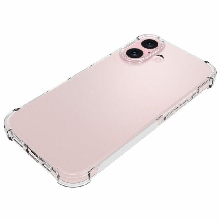 Защитный чехол UniCase AirBag для Apple iPhone 16 - Transparent: фото 4 из 5
