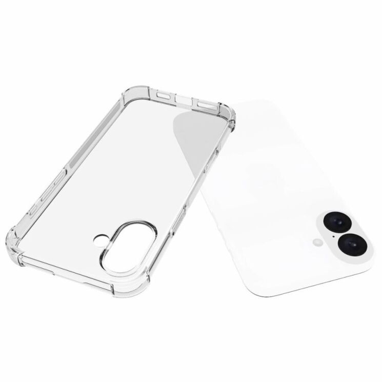 Защитный чехол UniCase AirBag для Apple iPhone 16 Plus - Transparent: фото 5 из 5