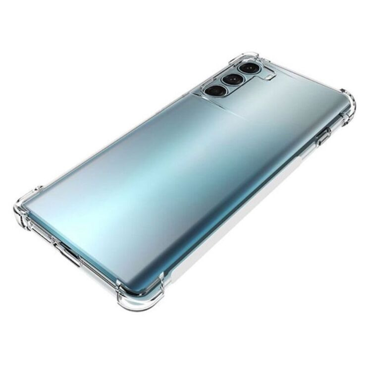 Чехол с усиленными углами UniCase AirBag для Motorola Moto G200 - Transparent: фото 3 из 5