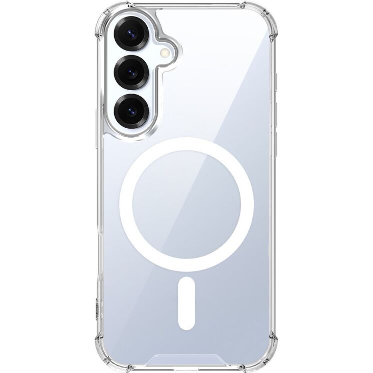 Защитный чехол UniCase AirBag Flow MagSafe для Samsung Galaxy S25 (S931) / Galaxy S24 (S921) - Transparent: фото 2 из 14