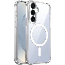 Защитный чехол UniCase AirBag Flow MagSafe для Samsung Galaxy S25 (S931) / Galaxy S24 (S921) - Transparent: фото 1 из 14