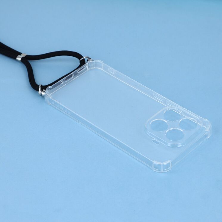 Защитный чехол UniCase AirBag with Strap для Xiaomi 17T Pro - Transparent: фото 4 из 4