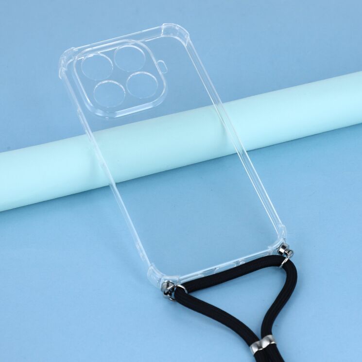 Защитный чехол UniCase AirBag with Strap для Xiaomi 17T Pro - Transparent: фото 2 из 4