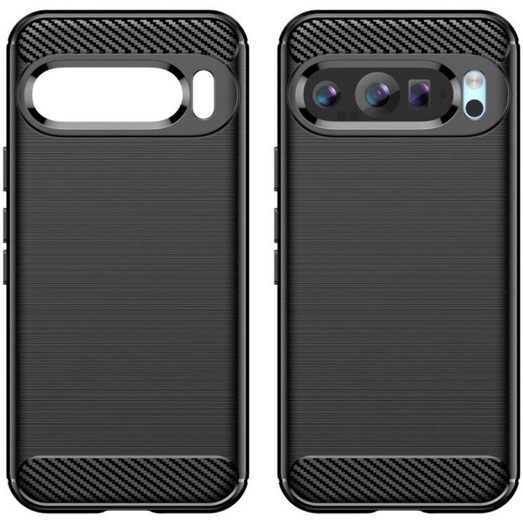 Защитный чехол UniCase Carbon для Google Pixel 9 / 9 Pro - Black: фото 2 из 8
