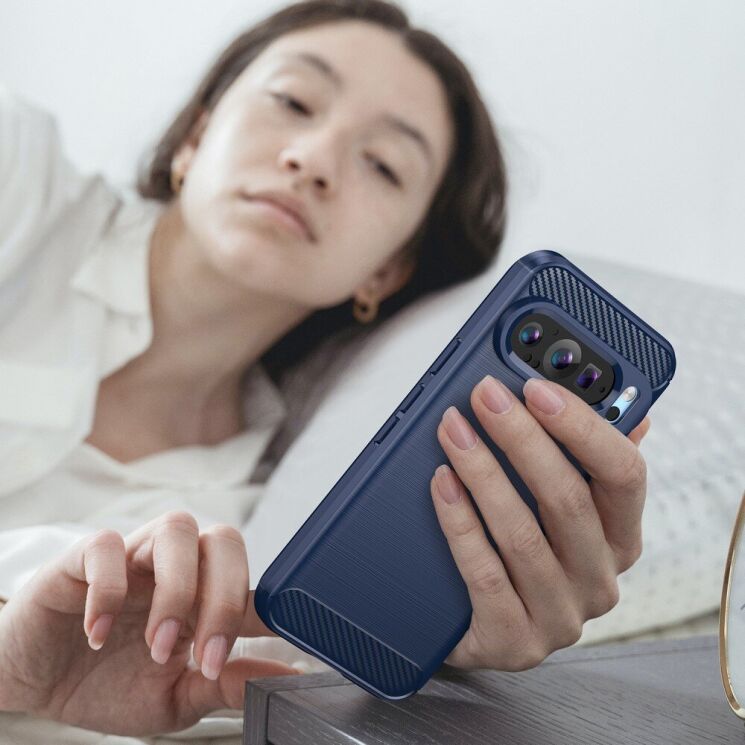 Защитный чехол UniCase Carbon для Google Pixel 9 / 9 Pro - Black: фото 7 из 8