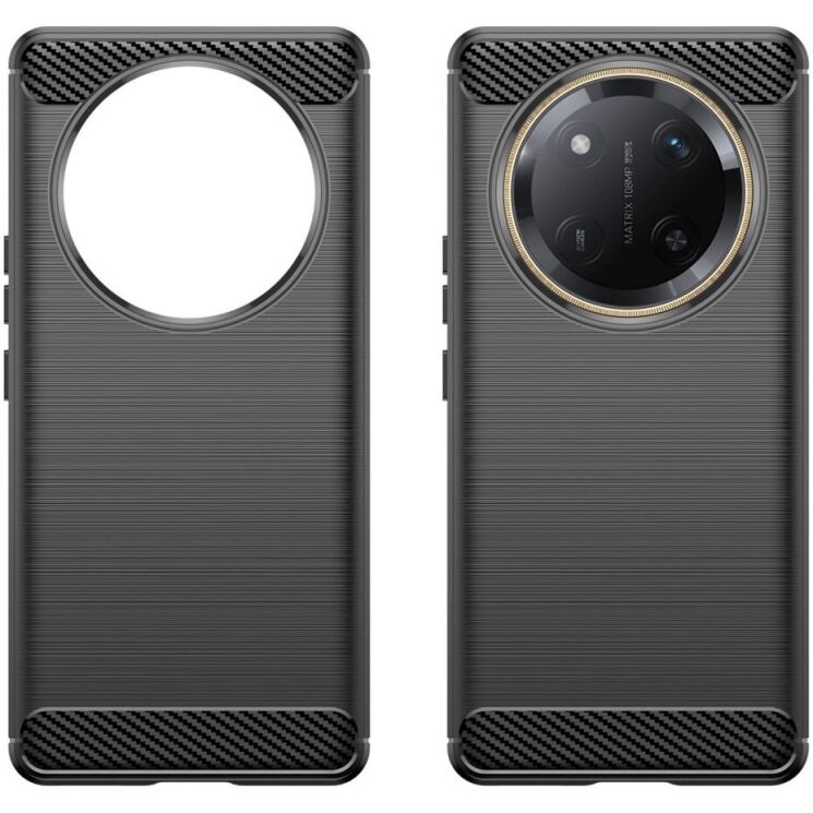 Защитный чехол UniCase Carbon для Honor Magic 7 Lite - Black: фото 2 из 8