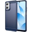 Силіконовий (TPU) чохол UniCase Carbon для Motorola Moto G06 / G06 Power - Blue (401511L)
