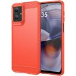 Захисний чохол UniCase Carbon для Motorola Moto G55 - Red (366125R)
