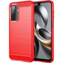 Защитный чехол UniCase Carbon для Samsung Galaxy A17 (A175) - Red: фото 1 из 9