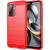 Захисний чохол UniCase Carbon для Samsung Galaxy A17 (A175) - Red: фото 1 з 9