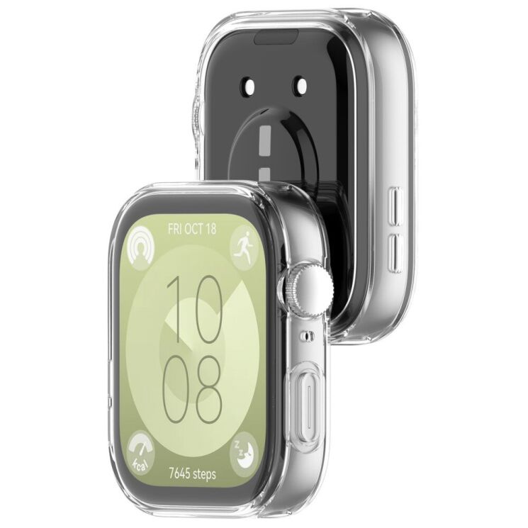 Захисний чохол UniCase Clear Cover для Huawei Watch Fit 3 - Transparent: фото 6 з 7