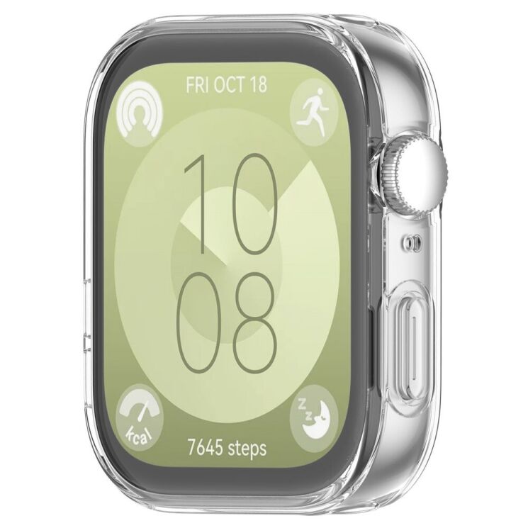 Захисний чохол UniCase Clear Cover для Huawei Watch Fit 3 - Transparent: фото 5 з 7