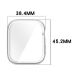 Захисний чохол UniCase Clear Cover для Huawei Watch Fit 3 - Transparent (357112T). Фото 7 з 7