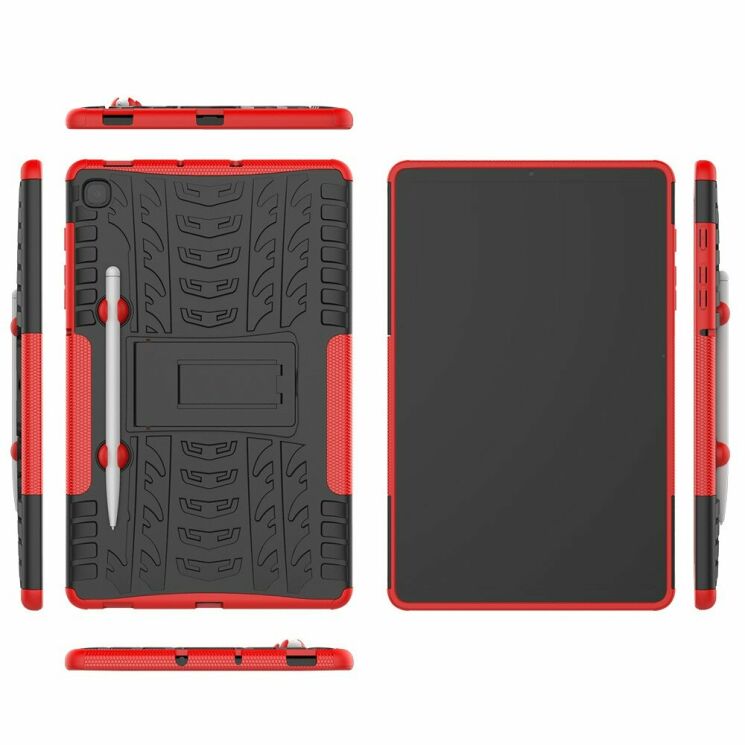 Защитный чехол UniCase Combo для Samsung Galaxy Tab S6 lite / S6 Lite (2022/2024) - Red: фото 2 из 9