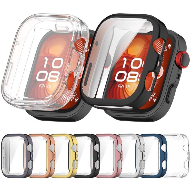 Захисний чохол UniCase Crystal Cover для Huawei Watch Fit 4 - Transparent: фото 7 з 9