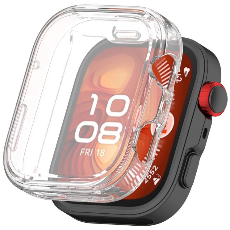Захисний чохол UniCase Crystal Cover для Huawei Watch Fit 4 - Transparent: фото 1 з 9