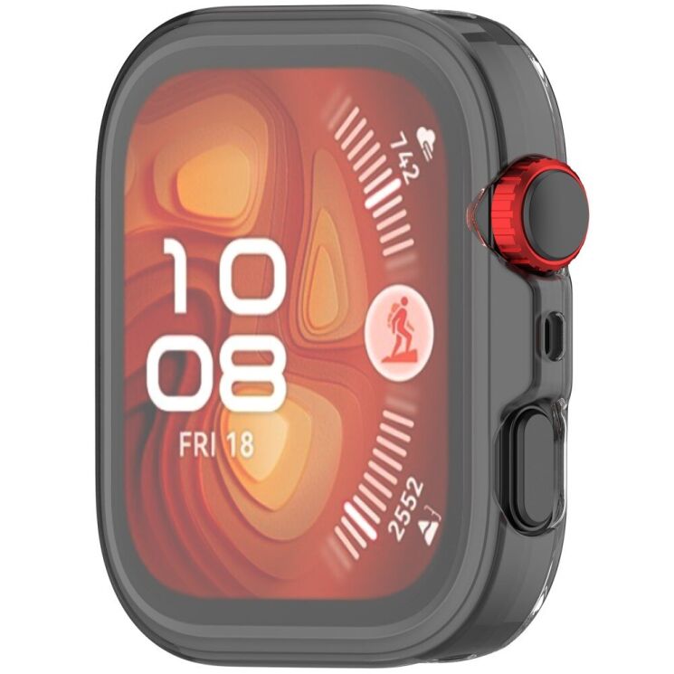 Захисний чохол UniCase Crystal Cover для Huawei Watch Fit 4 - Transparent: фото 2 з 9