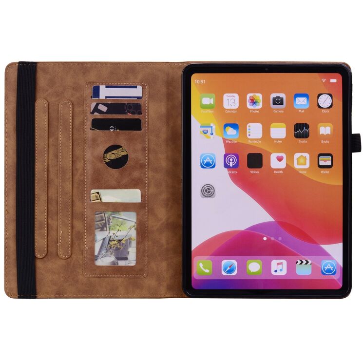Захисний чохол UniCase Flower для Lenovo Tab K11 Gen 2 - Brown: фото 2 з 5