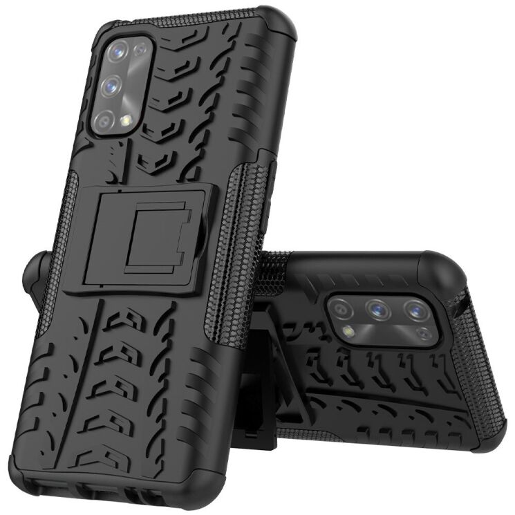 Защитный чехол UniCase Hybrid X для Realme 7 Pro - Black: фото 9 из 17