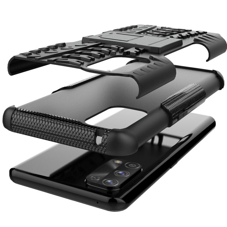 Защитный чехол UniCase Hybrid X для Realme 7 Pro - Black: фото 6 из 17