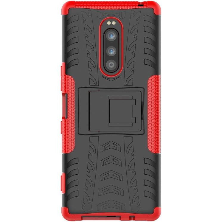 Протиударний чохол UniCase Hybrid X для Sony Xperia 1 - Red: фото 3 з 11